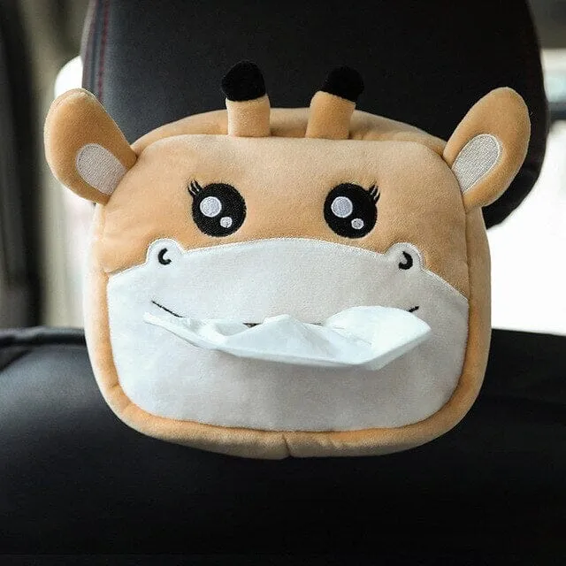 4-Pack: Cute Cartoon Car Tissue Box