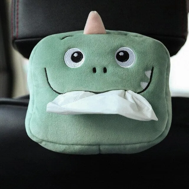 4-Pack: Cute Cartoon Car Tissue Box
