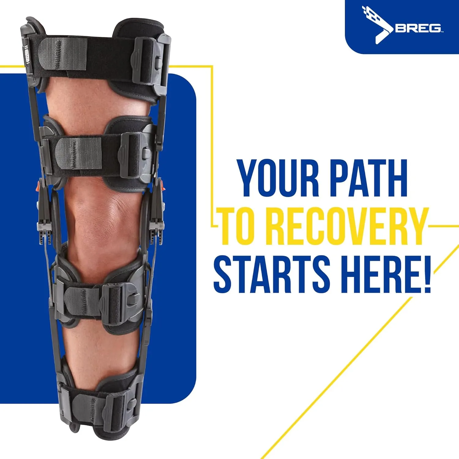Brace Direct Breg T Scope Premier Post-Op Knee Brace: Adjustable ROM Support for ACL PCL MCL Recovery L1833 L1832, Thigh up to 30.5 in