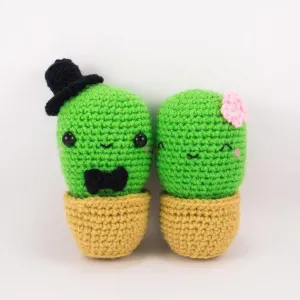 Cactus Couple Amigurumi Crochet