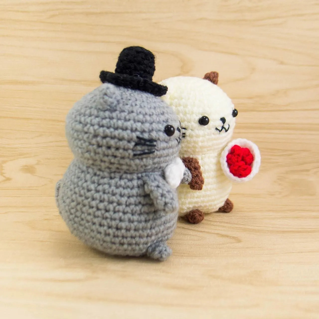 Cat Couple Amigurumi Crochet Pattern