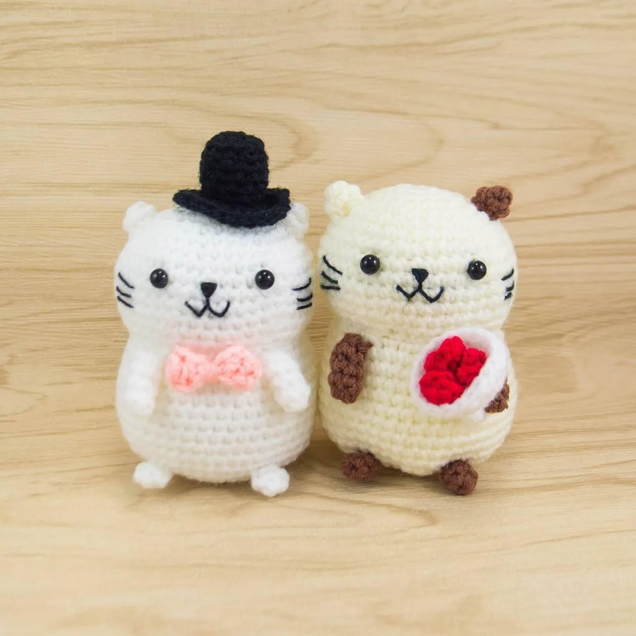 Cat Couple Amigurumi Crochet Pattern