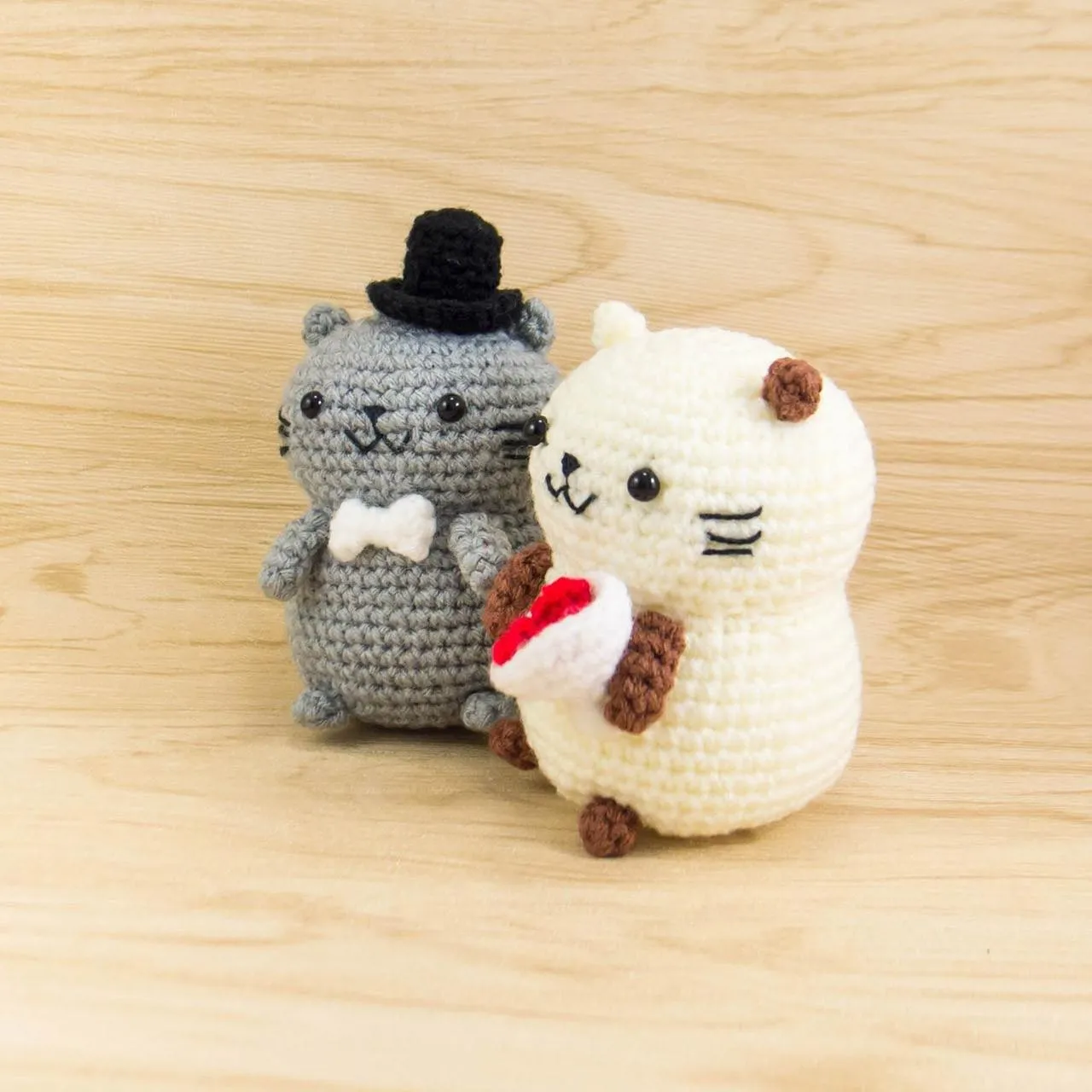 Cat Couple Amigurumi Crochet Pattern