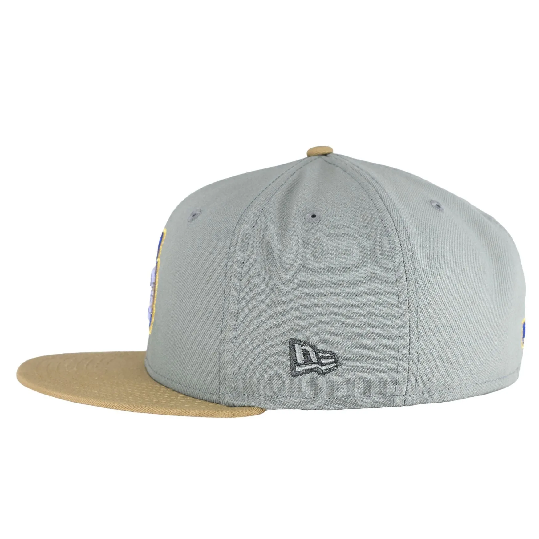 Chicago Cubs Misty Grey/Khaki Waving Bear 1990ASG New Era 59FIFTY Fitted Hat