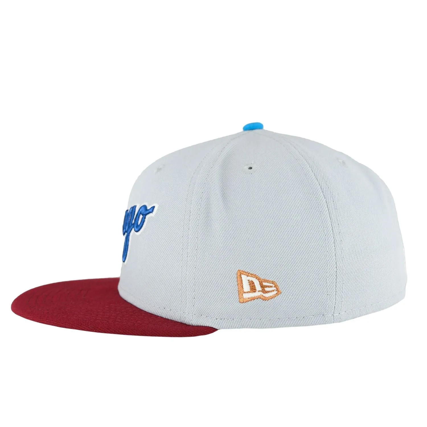 Chicago White Sox Dolphin Grey/Cardinal Red New Era 59FIFTY Fitted Hat