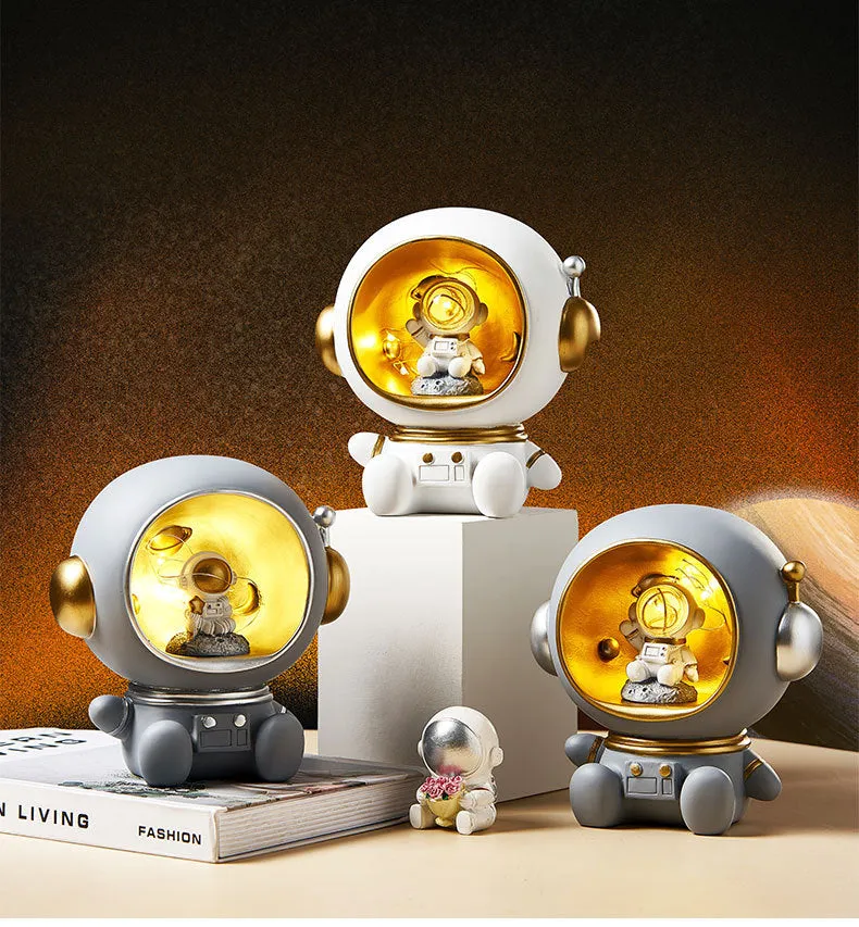 Cosmic Piggy Bank Night Light – Cute Resin