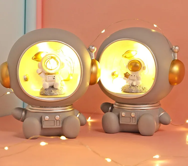 Cosmic Piggy Bank Night Light – Cute Resin