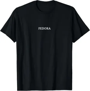 FEDORA English Word Apparel T-Shirt