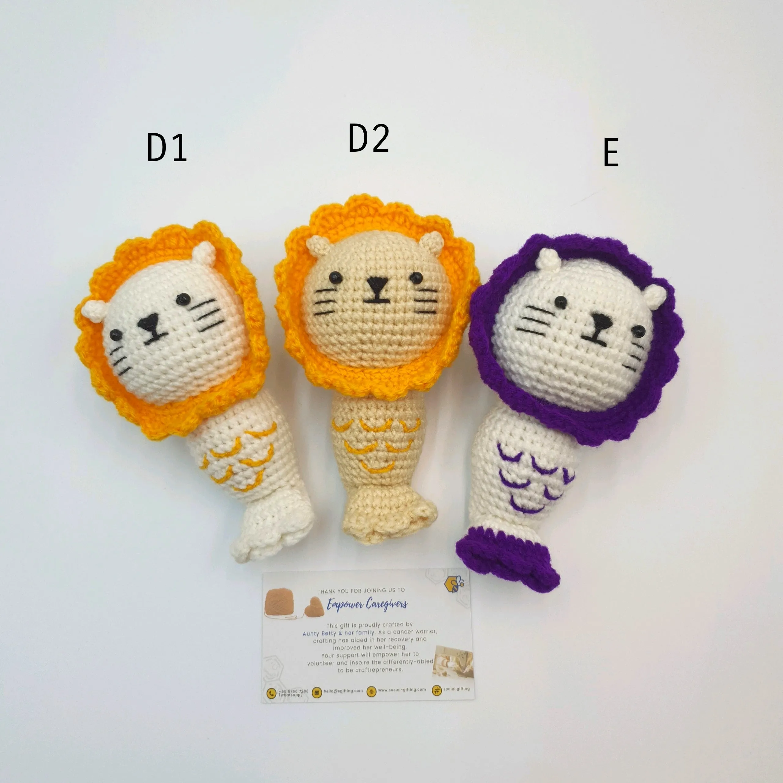 Hand Crocheted Merlion