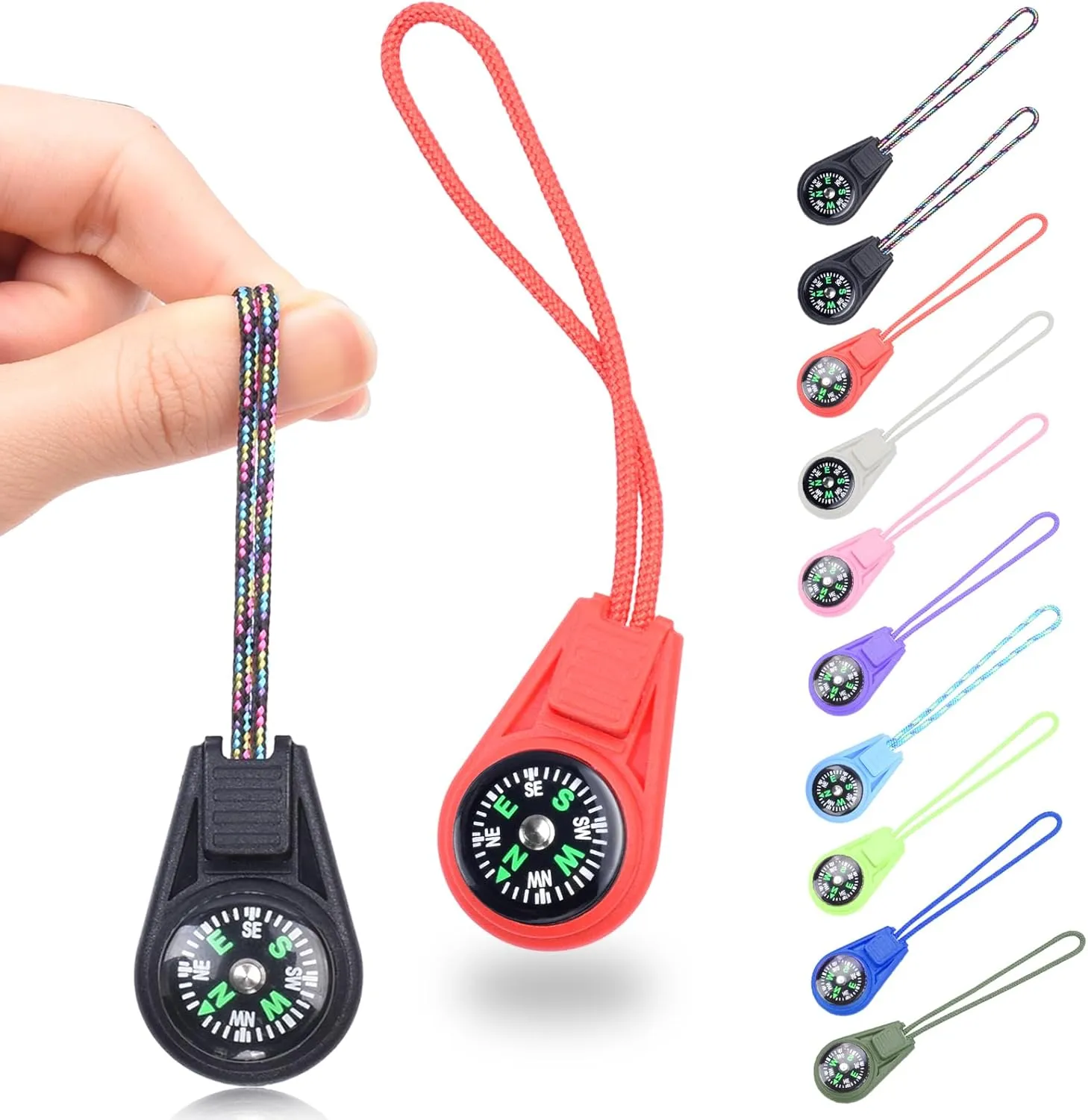 Kids Compass Bulk Mini Compass for Kids,Children's Classroom Compass for Navigation Lesson,Plastic Compass for Party Favor/Hiking/Boy Scout/Outdoor Survival