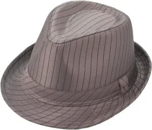 Milani Simple Stripe Style Fedora Hat