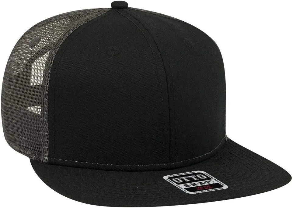 OTTO SNAP Hawaiian Pattern Square Flat Visor 6 Panel Pro Style Snapback Hat