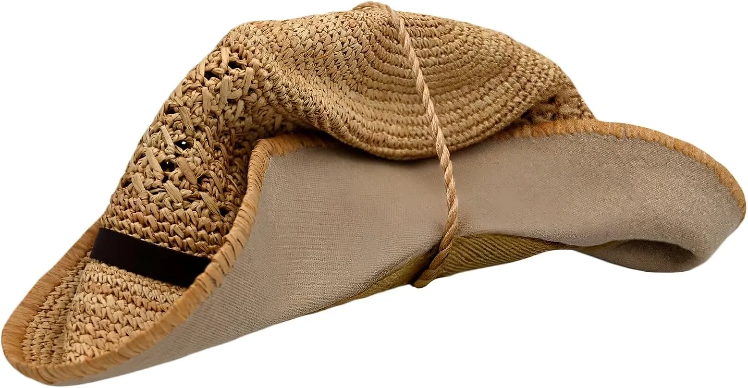 Panama Jack Premium Packable Straw Safari Hat