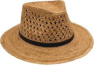 Panama Jack Premium Packable Straw Safari Hat