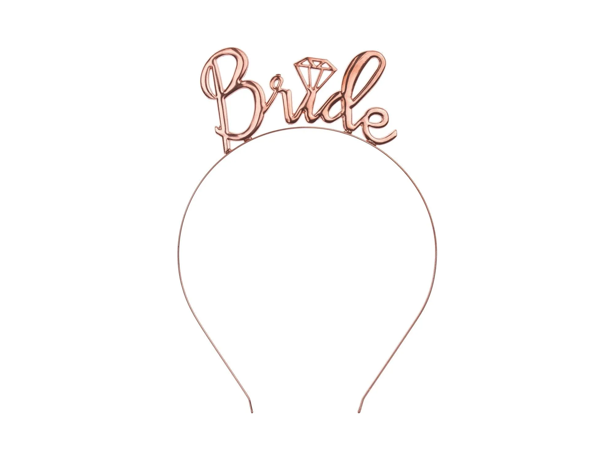 Rose Gold Bride Headband