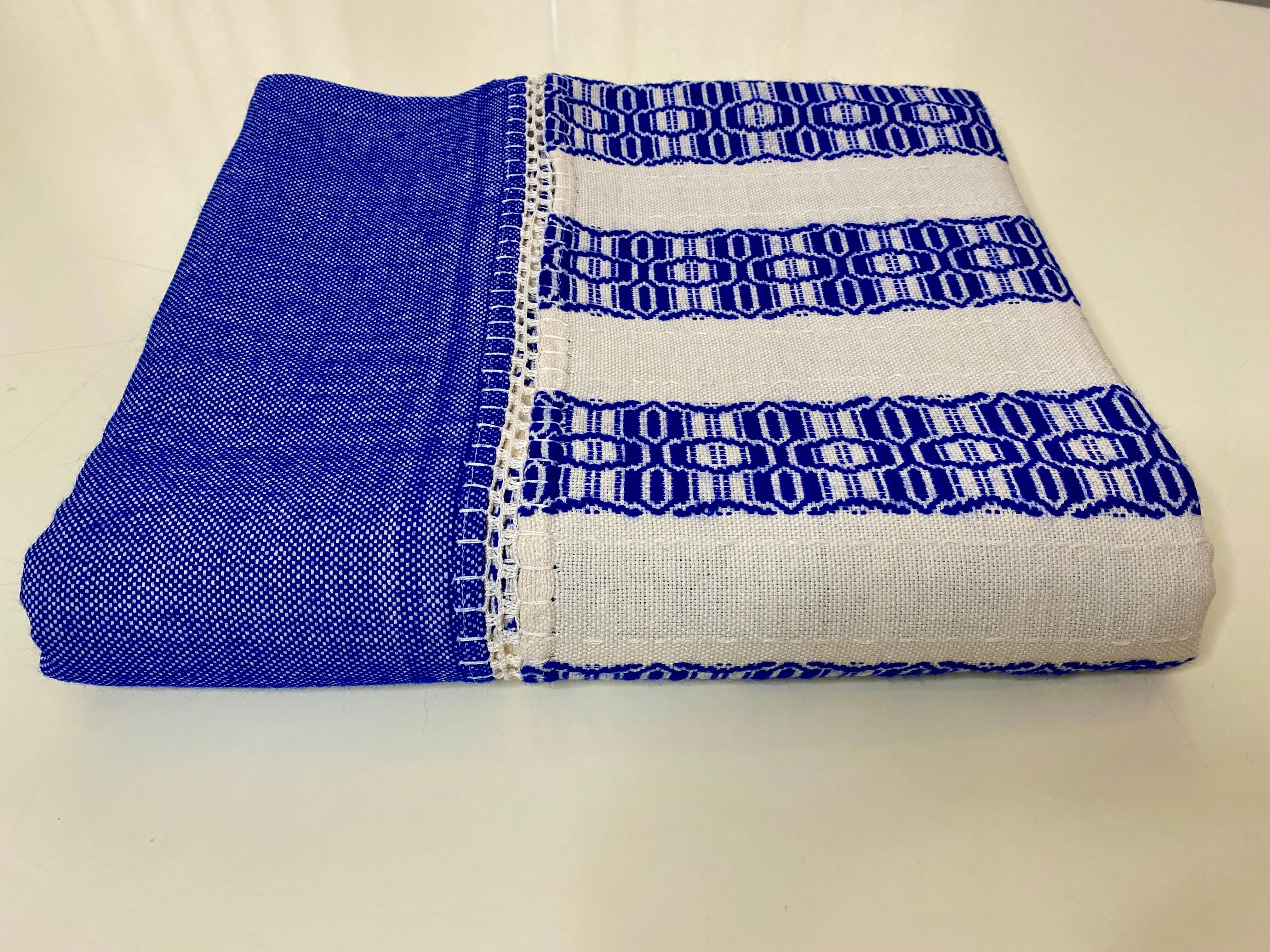 Santorini Handwoven Tablecloth