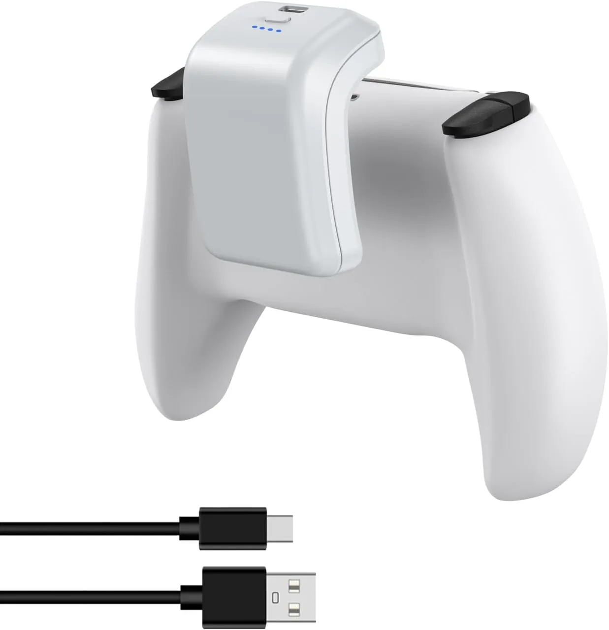 Tectra PS5 Controller Battery Pack, 3000mAh External Battery for Sony PlayStation 5 DualSense CFI-ZCT1W Controller, LED Display & USB-C Charging Cable