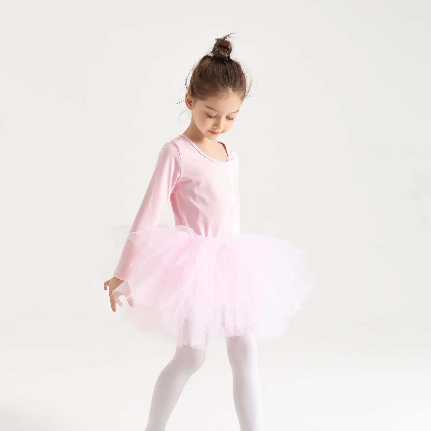 Tutu.kk Girls' Camisole Dance Tutu Leotard with Fluffy 4-Layers Ballet Dress for Ballerina (12 Months - 7 Years)