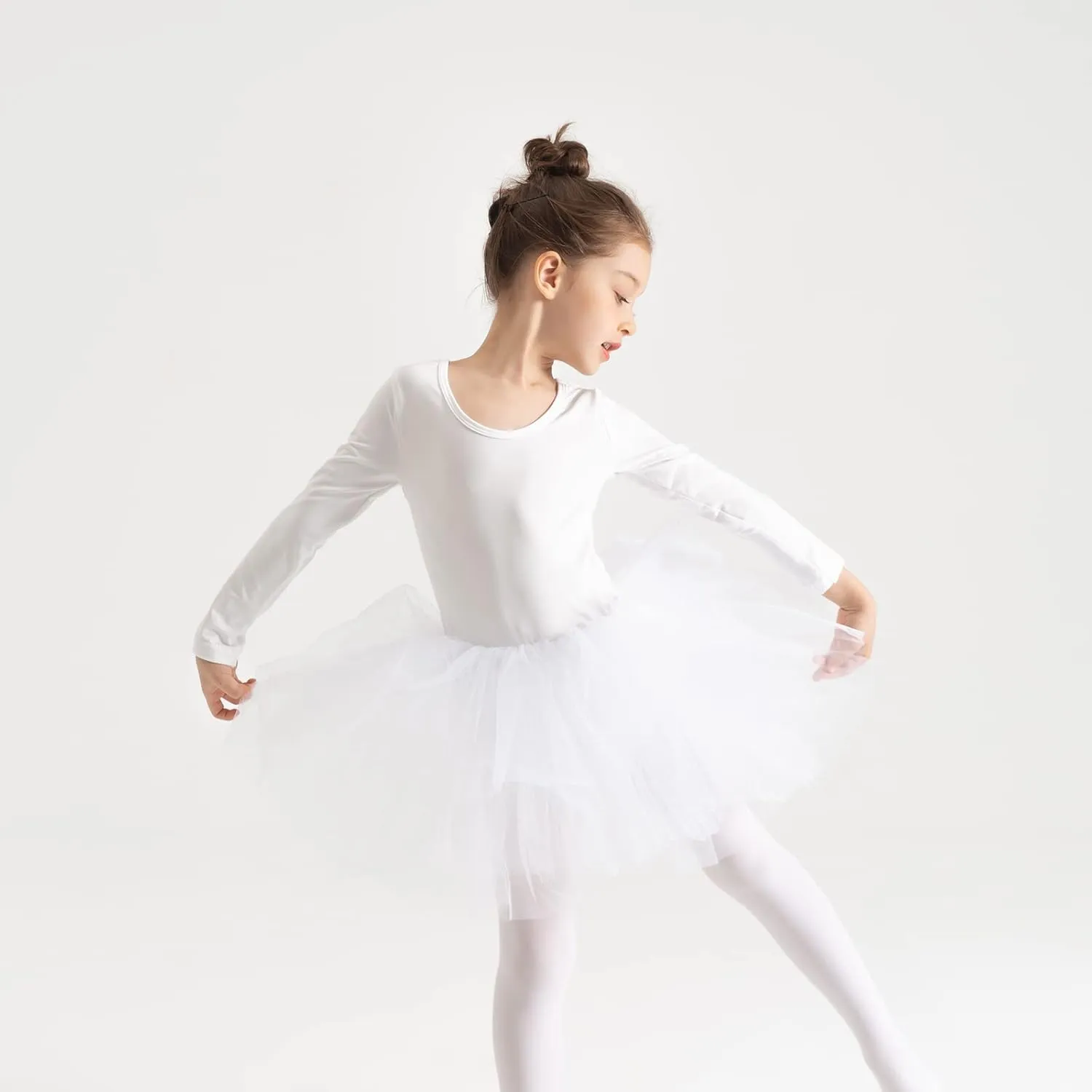 Tutu.kk Girls' Camisole Dance Tutu Leotard with Fluffy 4-Layers Ballet Dress for Ballerina (12 Months - 7 Years)