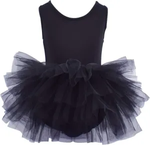 Tutu.kk Girls' Camisole Dance Tutu Leotard with Fluffy 4-Layers Ballet Dress for Ballerina (12 Months - 7 Years)