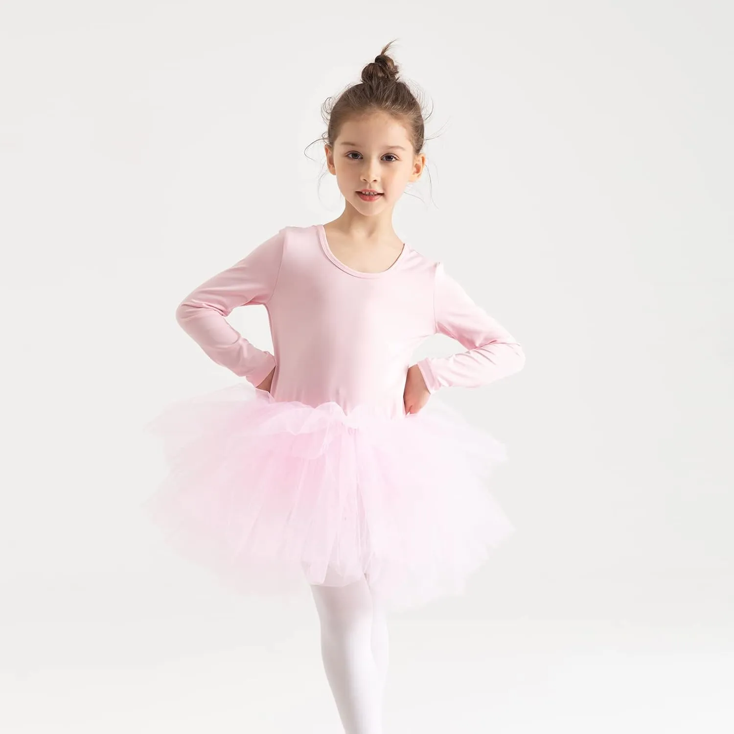 Tutu.kk Girls' Camisole Dance Tutu Leotard with Fluffy 4-Layers Ballet Dress for Ballerina (12 Months - 7 Years)