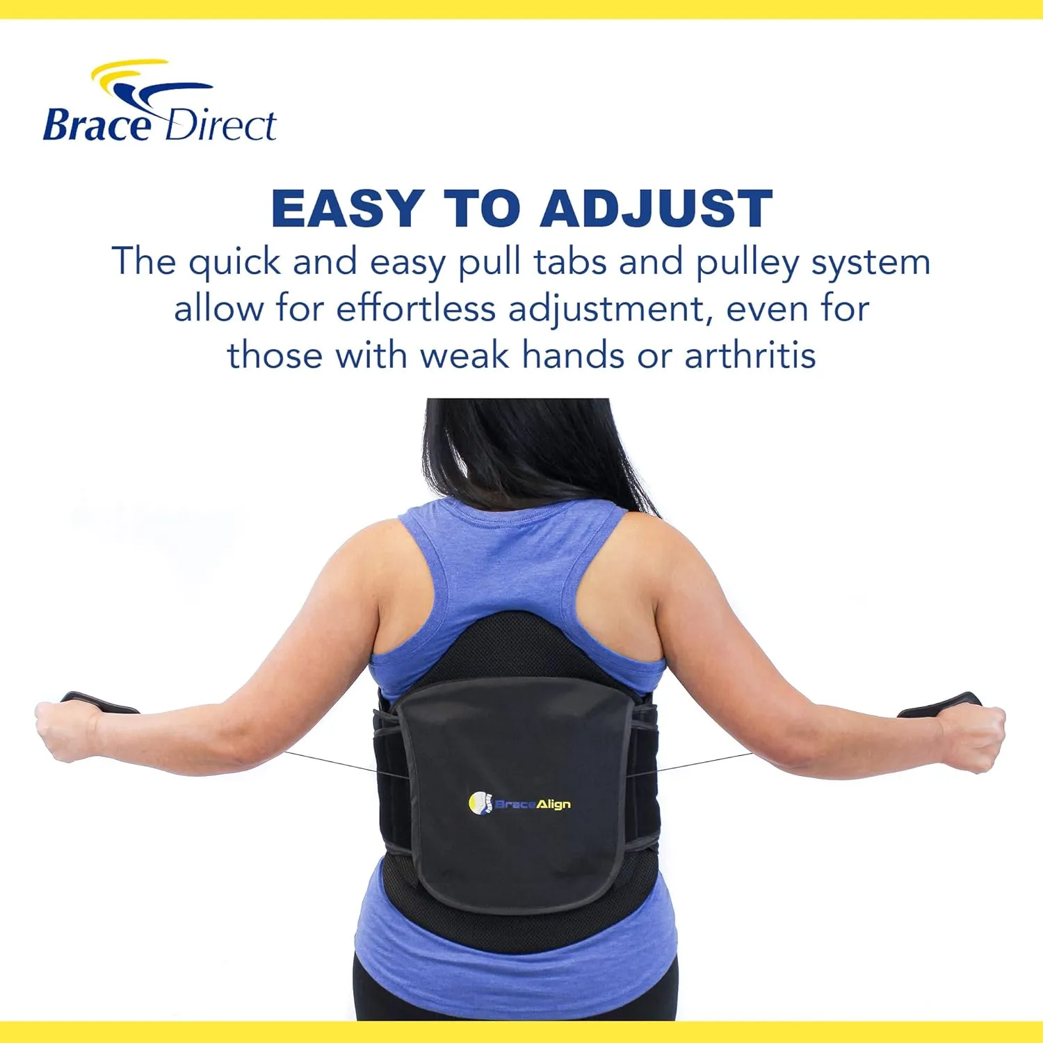 VertebrAlign Plus-Size LSO Lumbar Back Brace, Medical Grade Lower Back Pain Relief for Bulging Discs, Sciatica, PDAC L0631 L0637 L0648 L0650, With Ext (Plus Size 2366 in Waist)